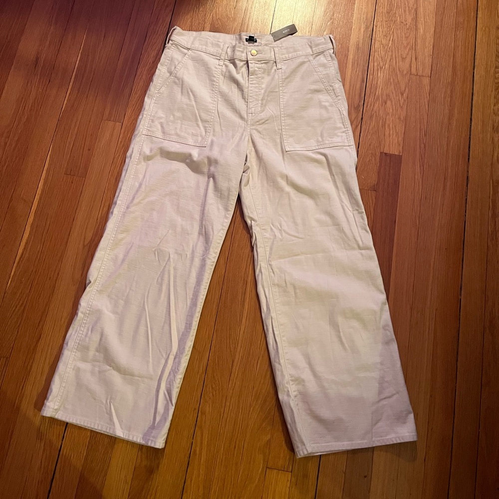 NWT J Crew Camp pocket wide leg pant